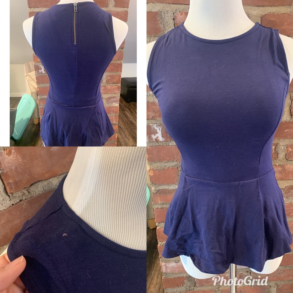 Peplum tank
